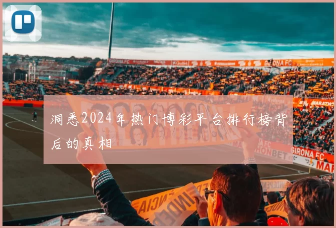 洞悉2024年热门博彩平台排行榜背后的真相